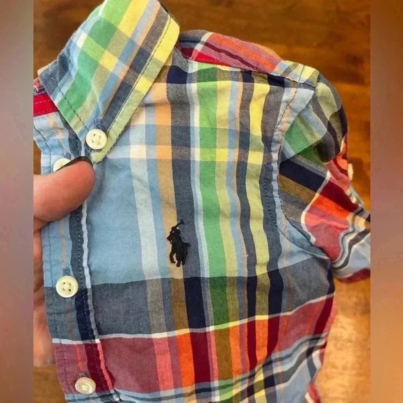 Infant Ralph Lauren Button down shirt size 3 months - Picture 4 of 5
